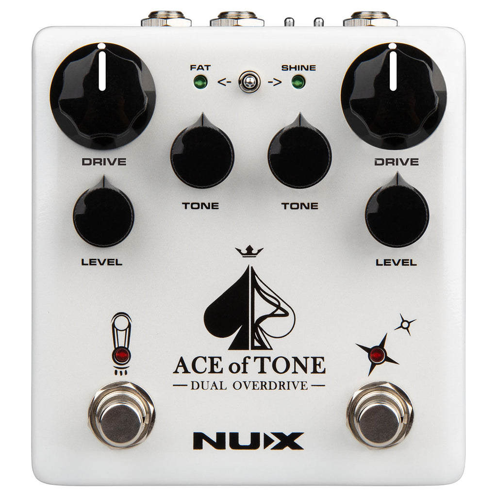 Pedal Dual Overdrive Ace of Tone Nux NDO-5