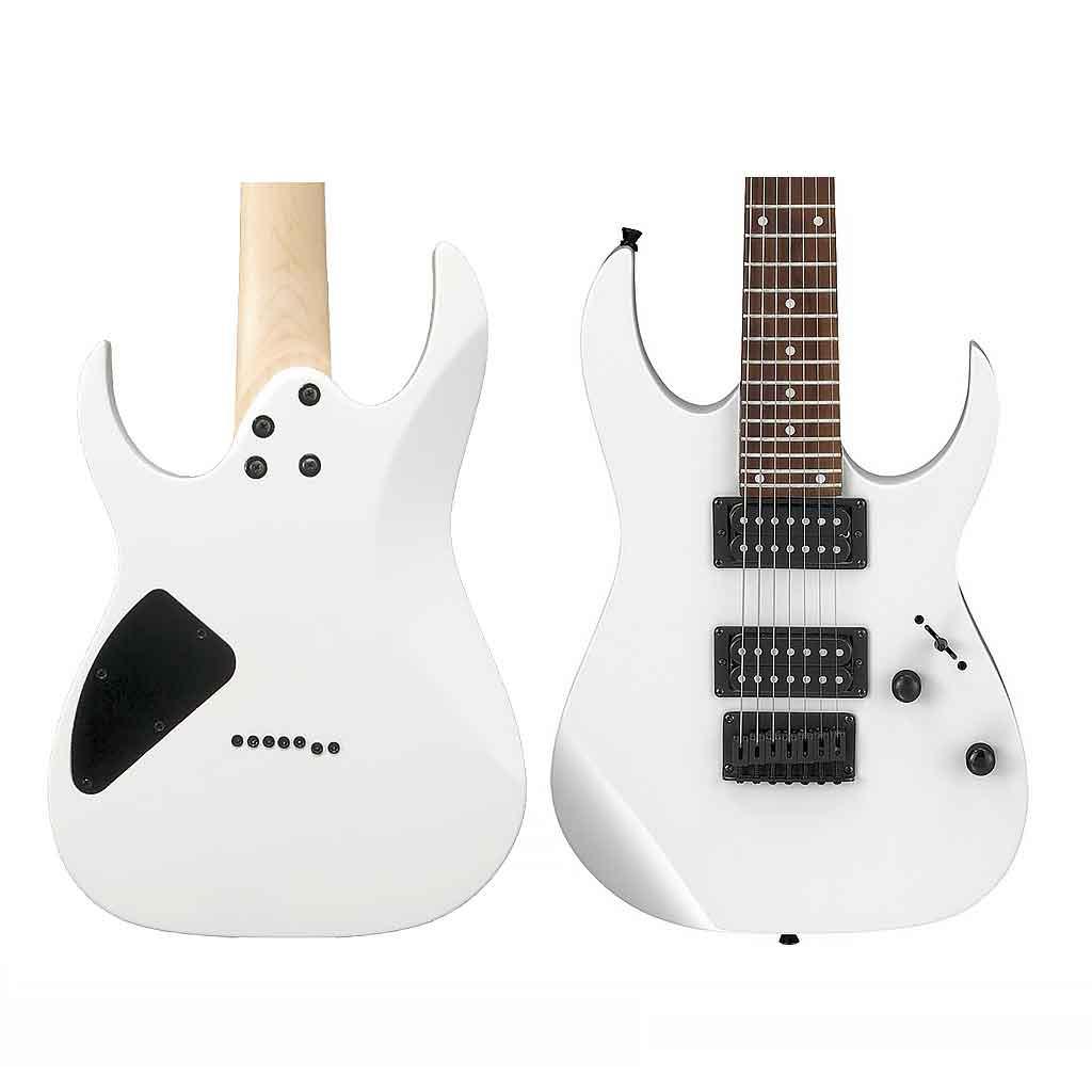 Guitarra Eléctrica Ibañez GRG7221WH GIO RG 7 Cuerdas Blanca