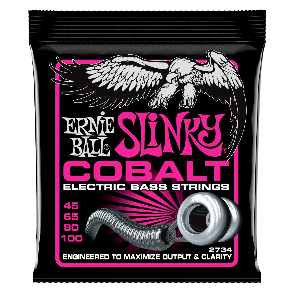 Cuerdas para Bajo Eléctrico Ernie Ball 2734 Super Slinky 45-100 Nickel Wound 4 Cuerdas