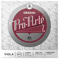 Cuerdas para Viola D'Addario Pro-Arté J58 LM Escala Larga Tensión Media Núcleo Sintético
