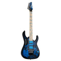 Guitarra Eléctrica Ibanez JEM77PBFP Steve Vai Signature Blue Floral Pattern con Pastillas DiMarzio y Puente Edge-Zero II