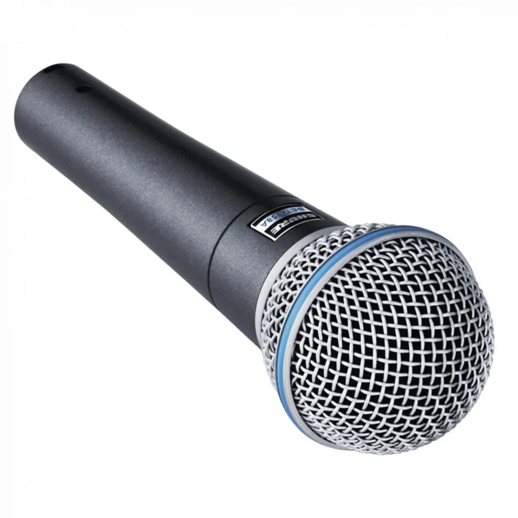 Micrófono Dinámico Shure Beta 58A Profesional Supercardioide XLR para Voz y Canto en Vivo