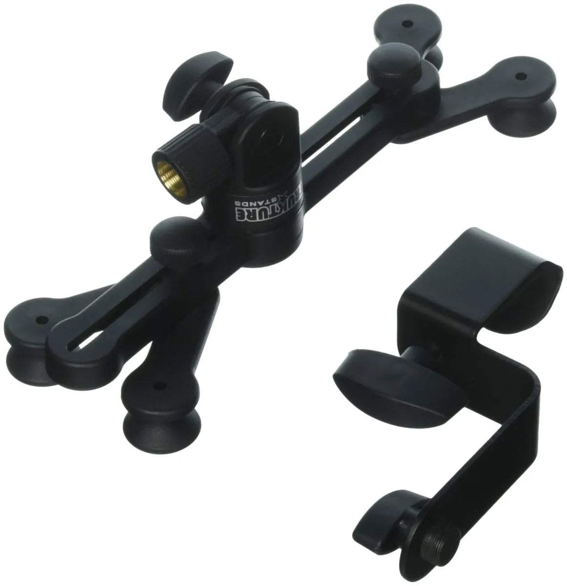 Porta Celular y Tablet Strukture SUTM-BK Soporte Universal para Atril y Stand de Micrófono