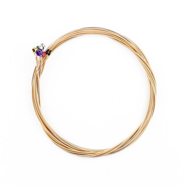 Encordadura D’Addario EJ15 Guitarra Acústica Phosphor Bronze Extra Light 10-47 Cuerdas de Bronce Fosforado