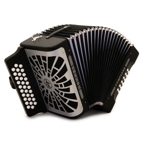 Acordeón Hohner Compadre A48221 Sol (GCF) 31 Botones 12 Bajos con Correas – Profesional para Música Norteña