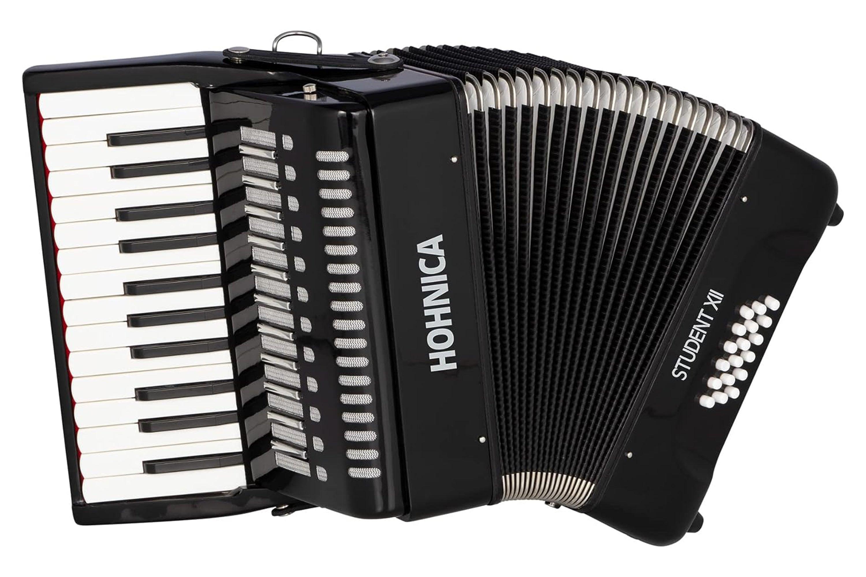 Acordeón Piano Hohner Hohnica STUXII Student XII 44 Teclas y 18 Bajos con Funda Original