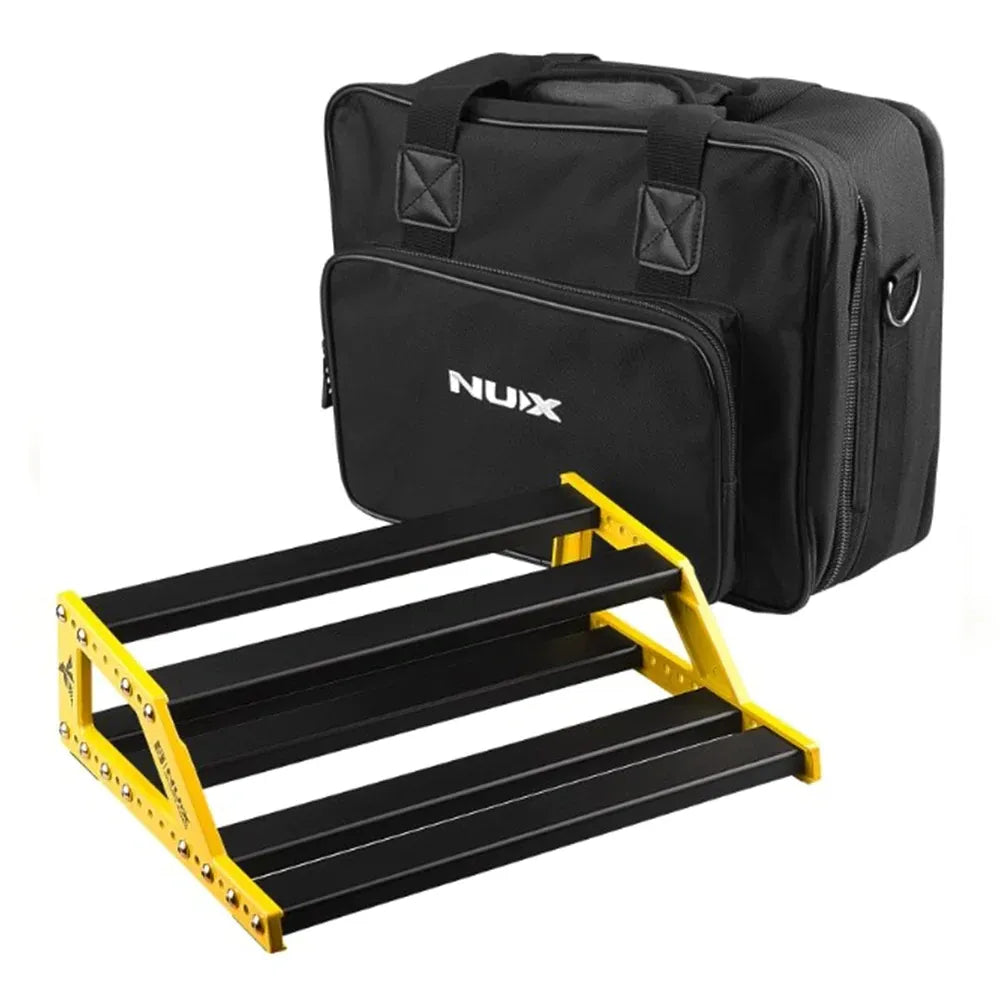 Bolsa Porta Pedales Mediana NUX NPB-M Bumblebee con Funda de Transporte para Pedalera de Guitarra