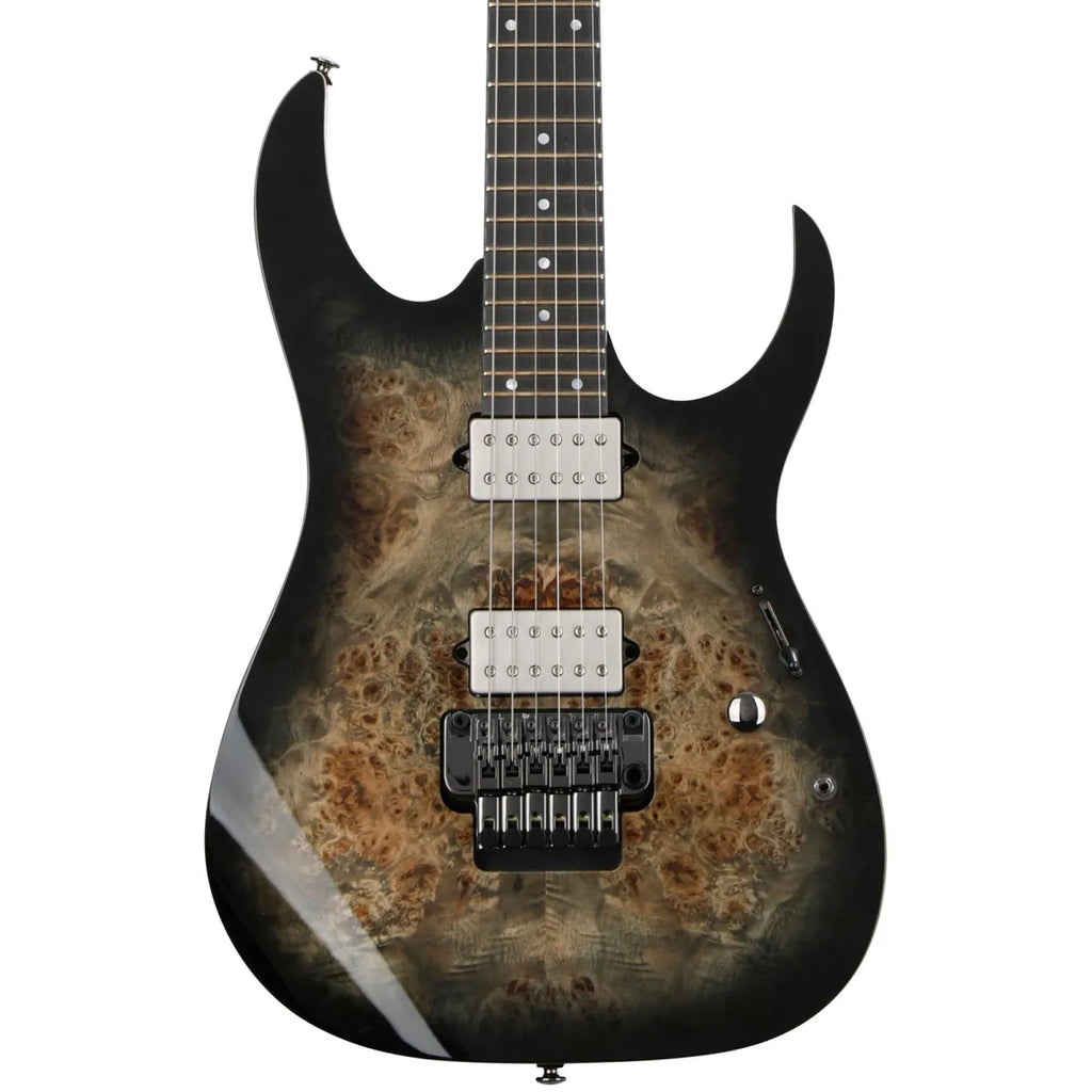Guitarra Eléctrica Ibanez RG1120PBZ-CKB Premium Charcoal Black Burst con Pastillas DiMarzio Fusion Edge y Puente Edge-Zero II
