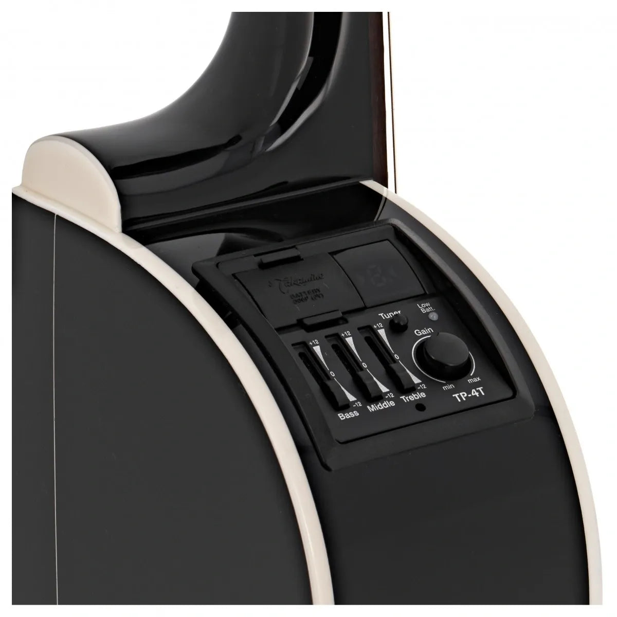 Guitarra Clásica Electroacústica Takamine GC2CEBLK | Negro Brillante | Cutaway | TP-4T con Afinador Integrado