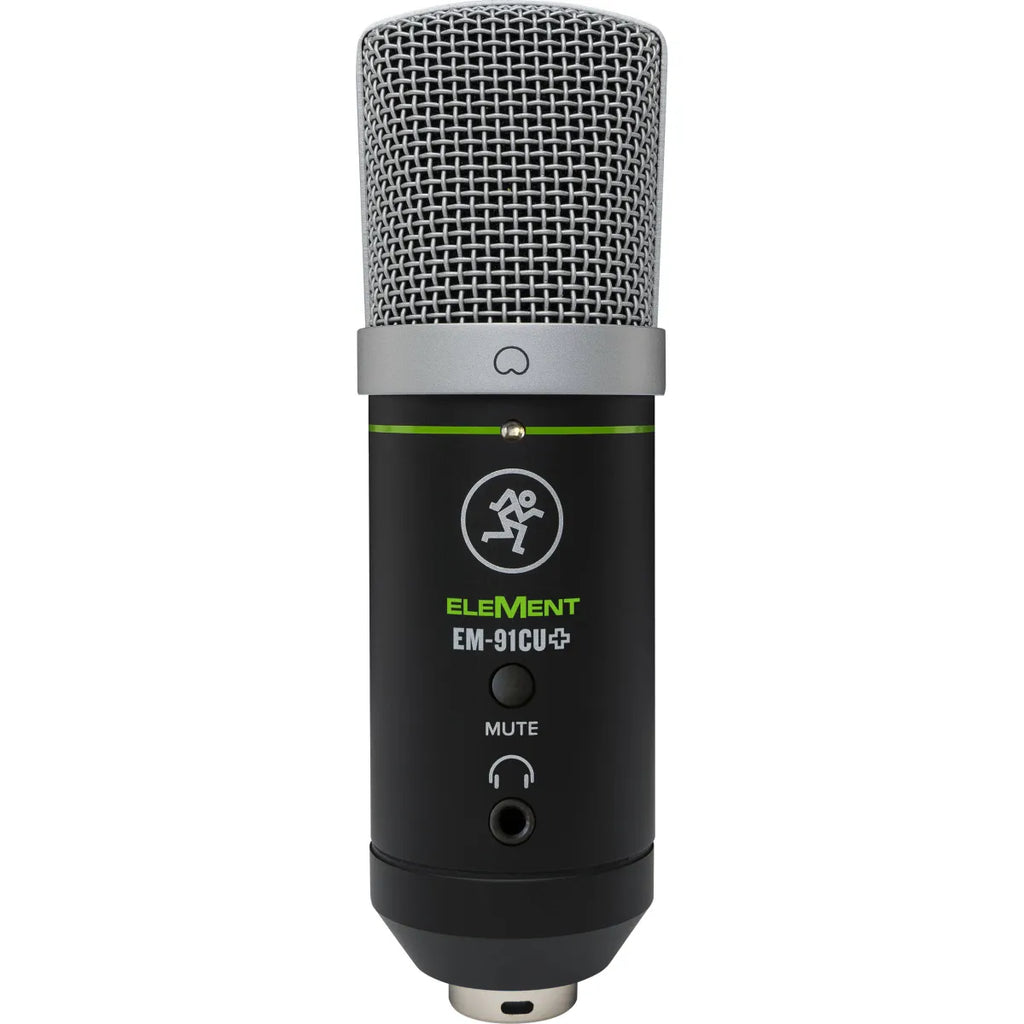 Micrófono Condensador USB Mackie EM-91CU+ – Profesional de Estudio para Podcast, Streaming y Grabación Vocal