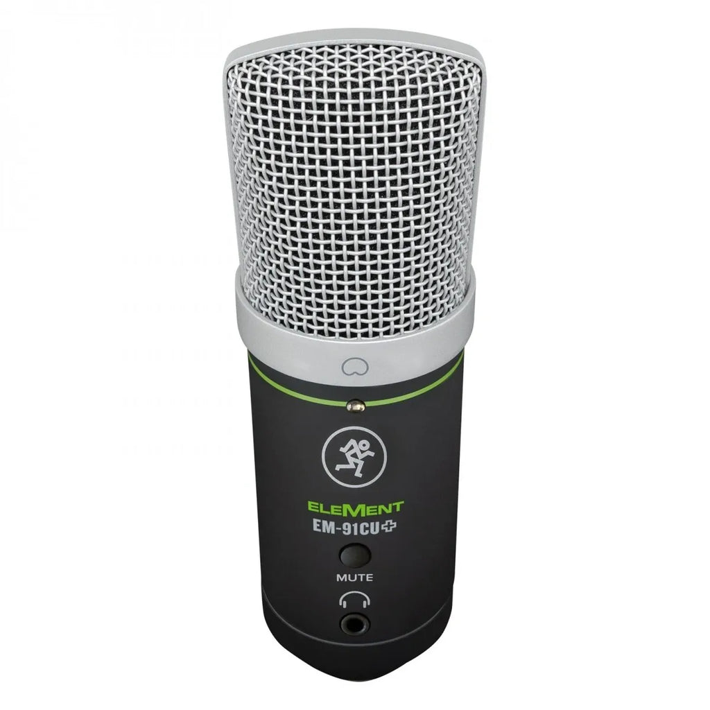 Micrófono Condensador USB Mackie EM-91CU+ – Profesional de Estudio para Podcast, Streaming y Grabación Vocal