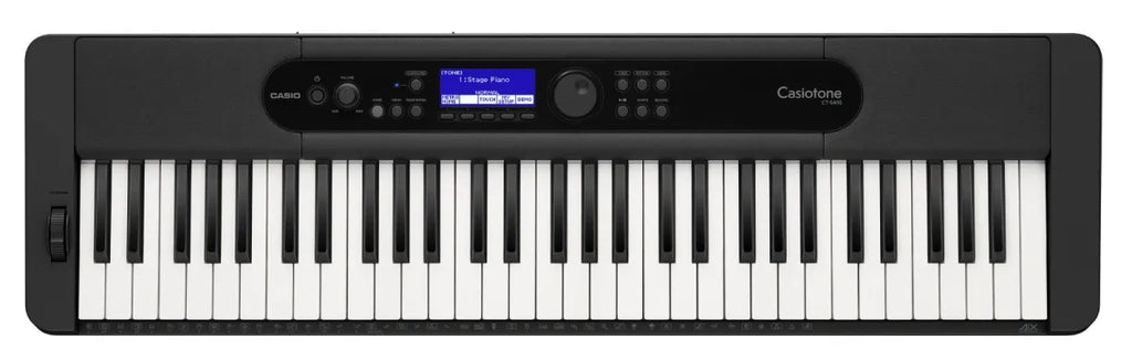 Teclado Casio Casiotone CT-S400 de 61 Teclas con Sensibilidad al Tacto, AiX Sound Source y USB-MIDI