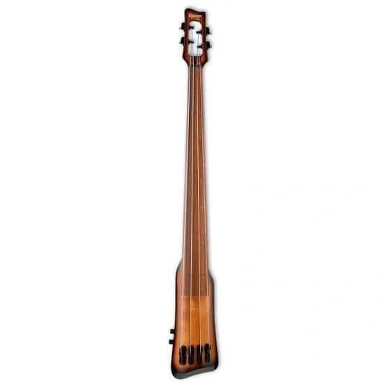 Contrabajo Eléctrico Ibanez UB804MOB Bass Workshop Mahogany Oil Burst de 4 Cuerdas con Pedestal Incluido