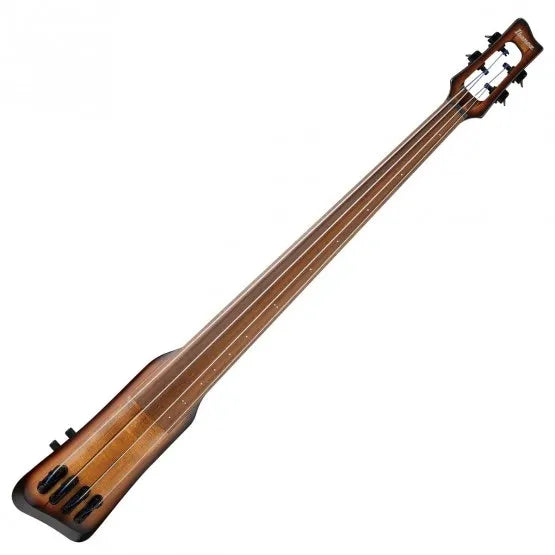 Contrabajo Eléctrico Ibanez UB804MOB Bass Workshop Mahogany Oil Burst de 4 Cuerdas con Pedestal Incluido