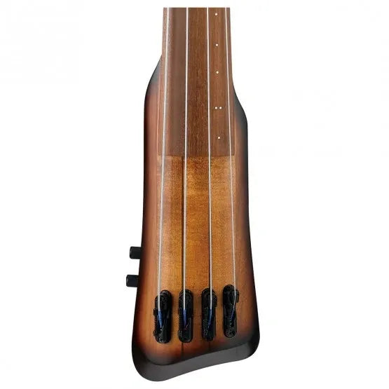 Contrabajo Eléctrico Ibanez UB804MOB Bass Workshop Mahogany Oil Burst de 4 Cuerdas con Pedestal Incluido