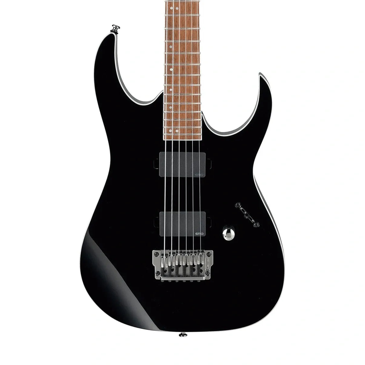 Guitarra Eléctrica Barítona Ibanez RGIB21-BK Black con Pastillas EMG 60/81 Activas y Escala de 28