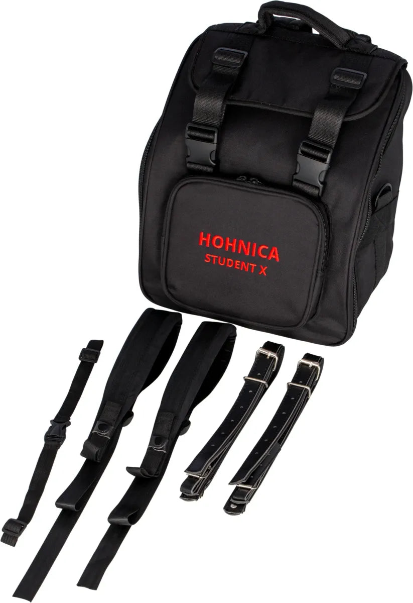 Funda y Correas para Acordeón Hohner X II | Estuche Acolchado y Correas Ajustables