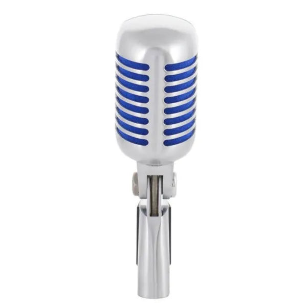 Micrófono Shure Super 55 Vintage Profesional Dinámico Supercardioide para Voz en Vivo y Estudio – Diseño Clásico Cromado con Sonido Moderno