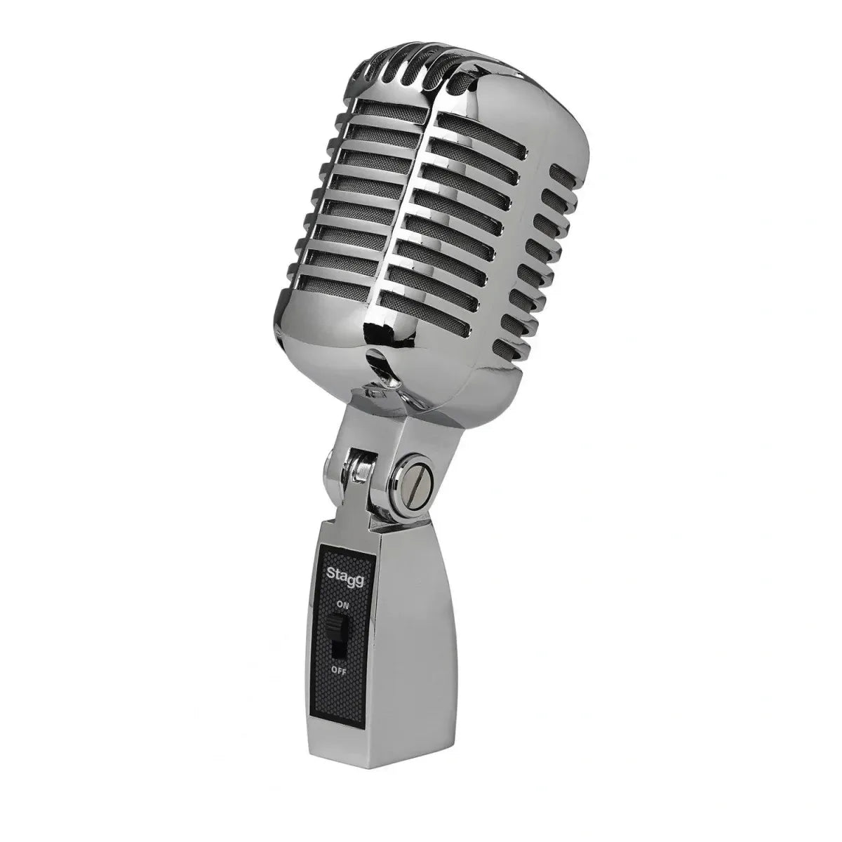 Micrófono Dinámico Stagg SDM100CR Profesional Cardioide con Cable XLR para Voz, Canto y Presentaciones