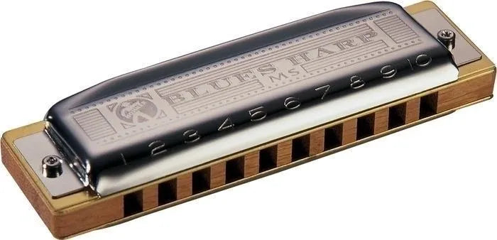 Armónica Hohner Blues Harp MS Set 3P532BX de 3 Piezas en C, A y G Diatónica para Blues y Rock