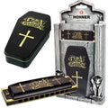 Armónica Hohner Ozzy Osbourne M666 Signature C | Edición Coleccionista Diatónica de 10 Orificios con Estuche Ataúd