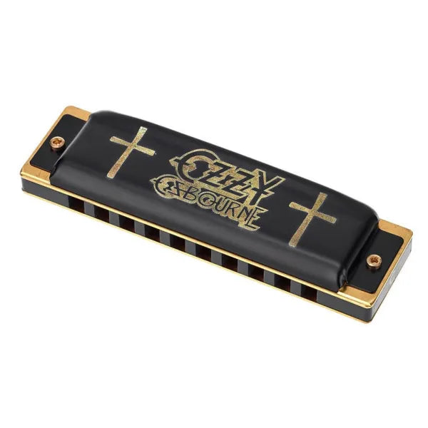 Armónica Hohner Ozzy Osbourne M666 Signature C | Edición Coleccionista Diatónica de 10 Orificios con Estuche Ataúd
