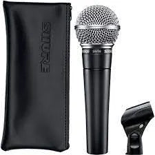 Micrófono Dinámico Shure SM58-LC Cardioide XLR Profesional para Voz, Canto y Escenario en Vivo