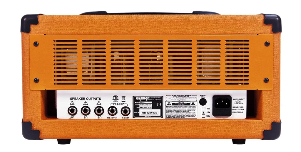 Amplificador para Guitarra Eléctrica Orange OR15 15W Cabezal a Válvulas Sonido Británico Profesional para Estudio y Escenario