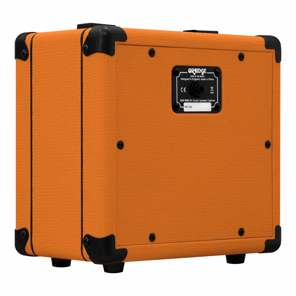 Caja para Amplificador de Guitarra Orange PPC108 1x8 20W Cerrada Compacta con Altavoz Voice of the World para Micro Terror y Micro Dark