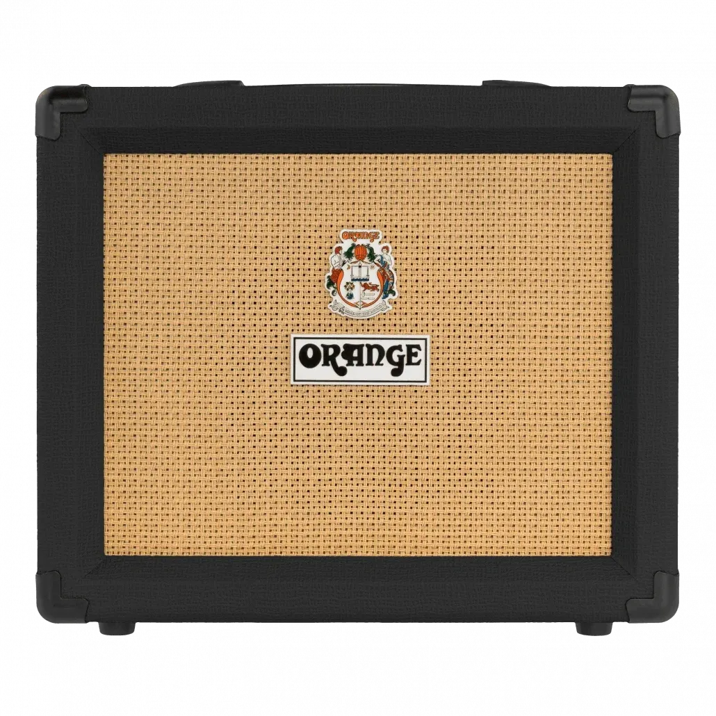 Amplificador para Guitarra Eléctrica Orange Crush 12 Black CRUSH12BK 12W Combo con Overdrive, Ecualizador y Sonido Analógico Profesional