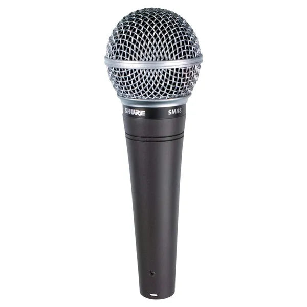 Micrófono Dinámico Shure SM48-LC Cardioide XLR Profesional para Voz, Karaoke y Presentaciones en Vivo