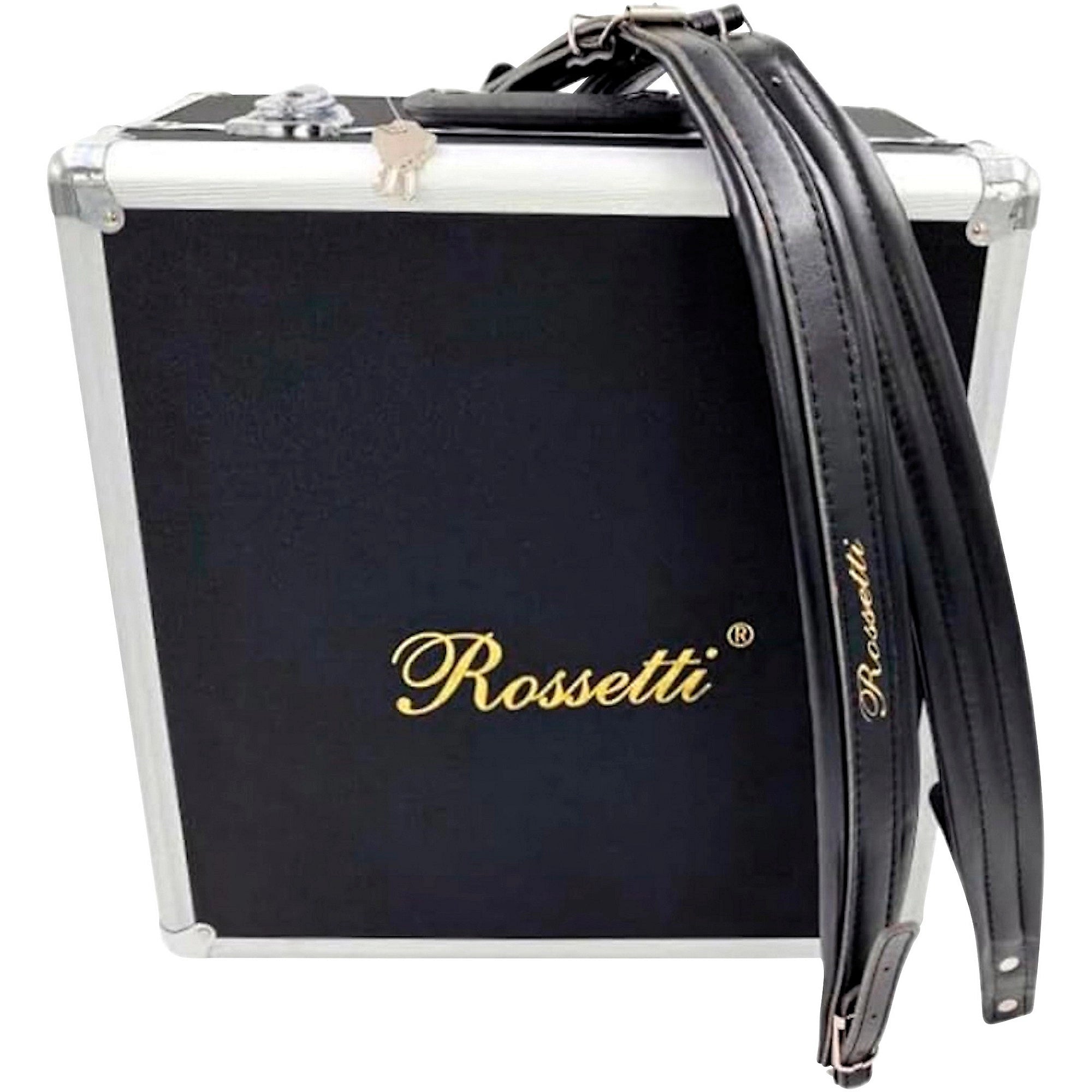 Acordeón Rossetti 3412 Tricolor Tono Fa FBE 34 Botones con Estuche
