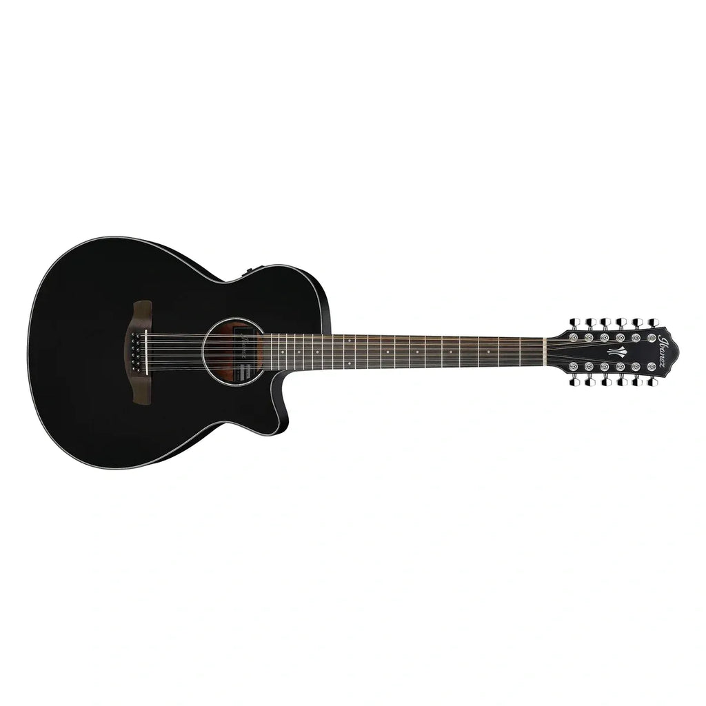 Guitarra Electroacústica de 12 cuerdas Ibañez AEG5012BK