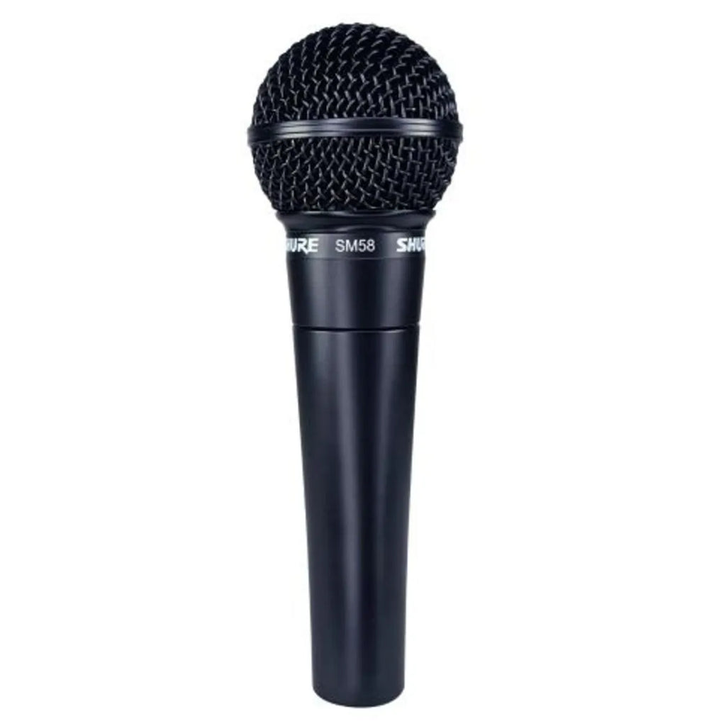 Micrófono Dinámico Shure SM58-BK Edición Especial Negra | Profesional Cardioide para Voz y Canto