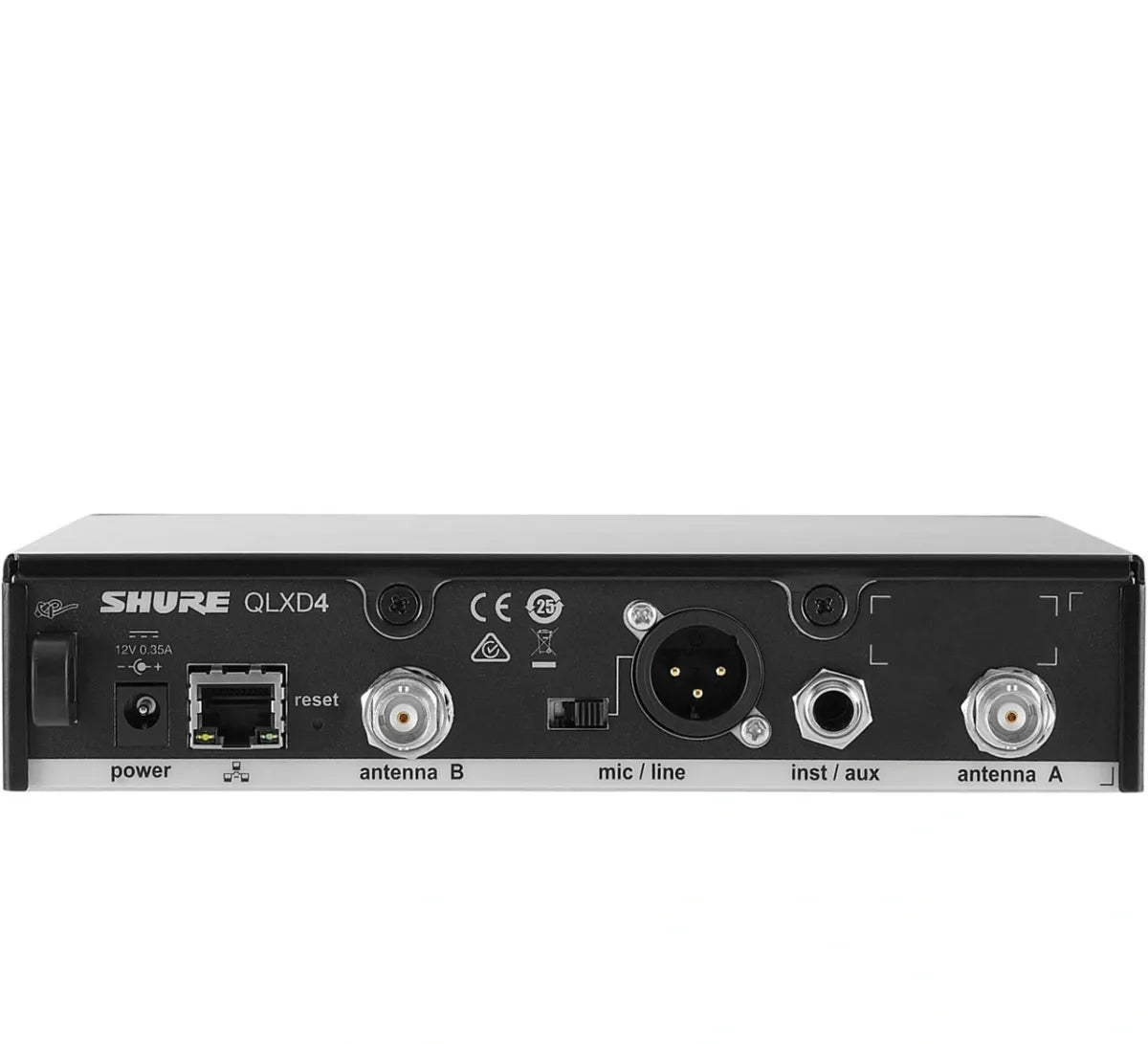 Micrófono Digital Inalámbrico de Mano Shure QLXD24/B58 | Sistema Profesional UHF con Cápsula Beta 58A