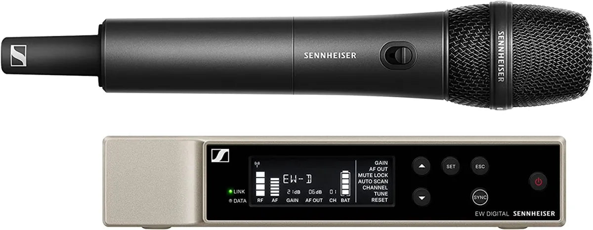 Micrófono Inalámbrico Digital de Mano Sennheiser EW-D 835-S SET | Sistema UHF Profesional con Cápsula MMD 835