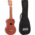 Ukulele Soprano Mahalo MK1TBR Kahiko Color Café Transparente con Funda | Ideal para Principiantes