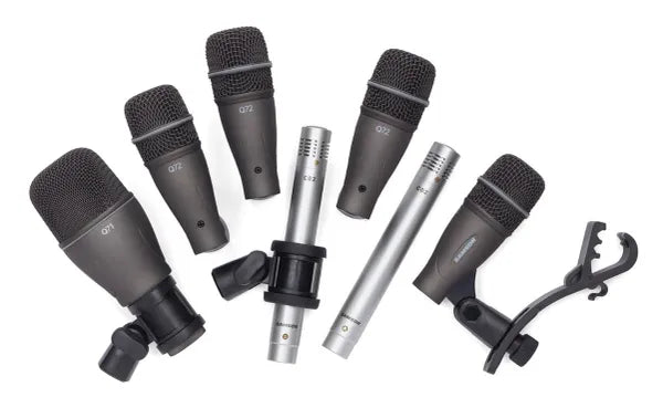 Kit de Micrófonos para Batería Samson DK707 de 7 Piezas Profesional para Estudio y Escenario