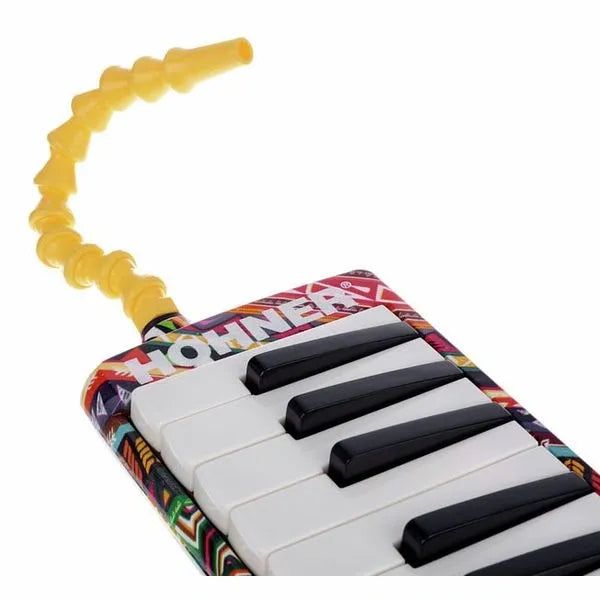 Melódica Hohner Multicolor 90402 | Instrumento de Viento con Teclado, Boquilla y Estuche