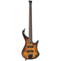 Bajo Eléctrico Sin Cabeza Ibanez EHB1500DEF Dragon Eye Burst Flat Bass Workshop de 4 Cuerdas con Pastillas Nordstrand y EQ Vari-Mid