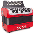 Acordeón Hohner Compadre GCF Tono Sol 31 Botones 3 Hileras Diatónico con Funda – Norteño / Tex-Mex