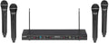 Sistema de Micrófonos Inalámbricos de Mano Samson Stage 412 Quad VHF – 4 Micrófonos Profesionales para Eventos, Iglesias y Presentaciones
