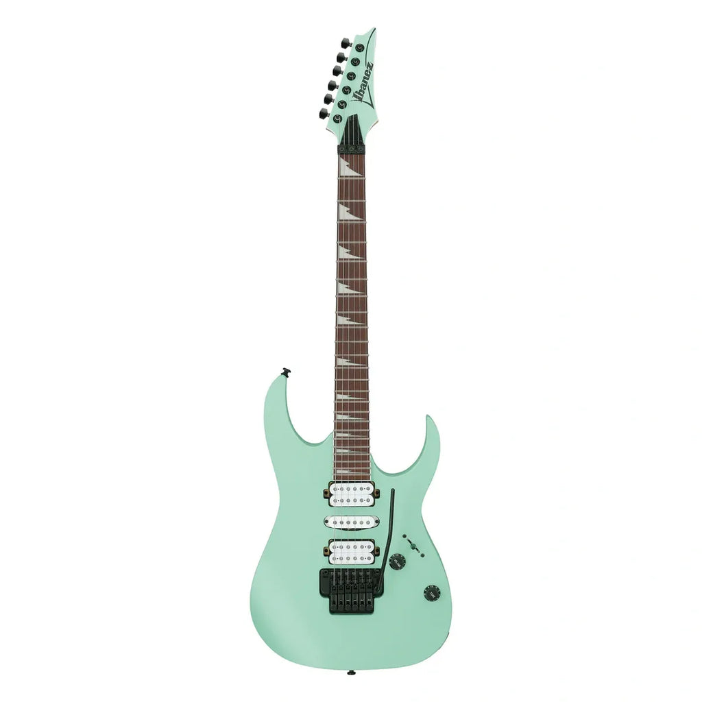 Guitarra Eléctrica Ibanez RG470DX-SFM Sea Foam Green Matte con Pastillas Quantum HSH y Puente Edge-Zero II