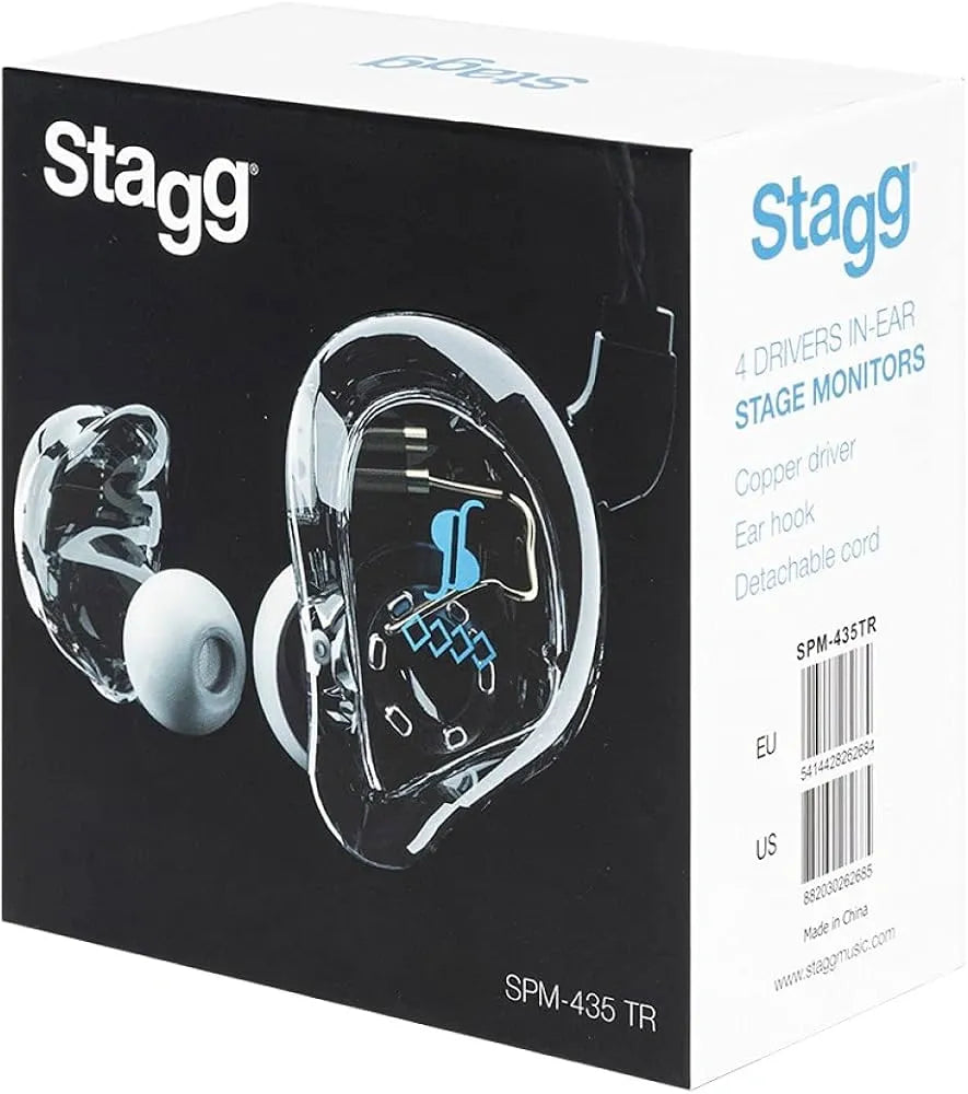 Monitores Intrauditivos Profesionales Stagg SPM-435-TR