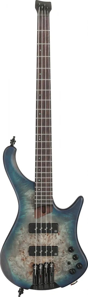 Bajo Eléctrico Sin Cabeza Ibanez EHB1500CTF Bass Workshop Cosmic Blue Starburst Flat de 4 Cuerdas