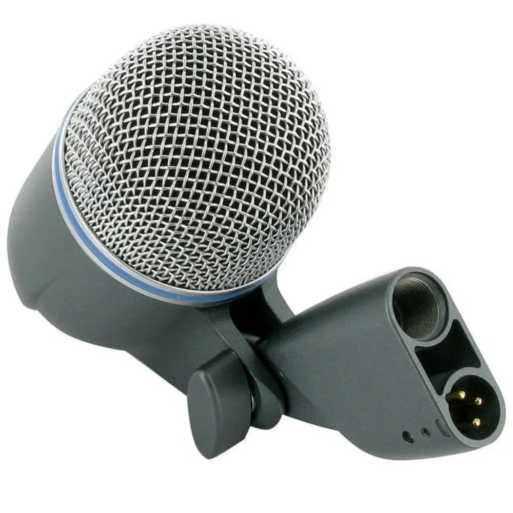 Micrófono para Bombo Shure Beta 52A Dinámico Supercardioide Profesional XLR para Batería y Bajo de Alto Impacto