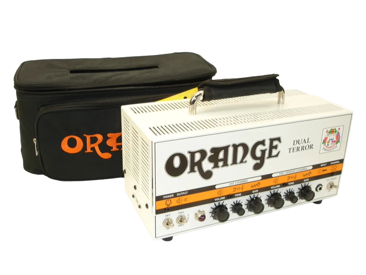 Amplificador para Guitarra Eléctrica Orange Dual Terror DT30-H 30W Cabezal a Válvulas 2 Canales con Power Scaling 30/15/7W Sonido Británico Profesional