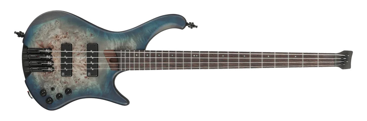 Bajo Eléctrico Sin Cabeza Ibanez EHB1500CTF Bass Workshop Cosmic Blue Starburst Flat de 4 Cuerdas