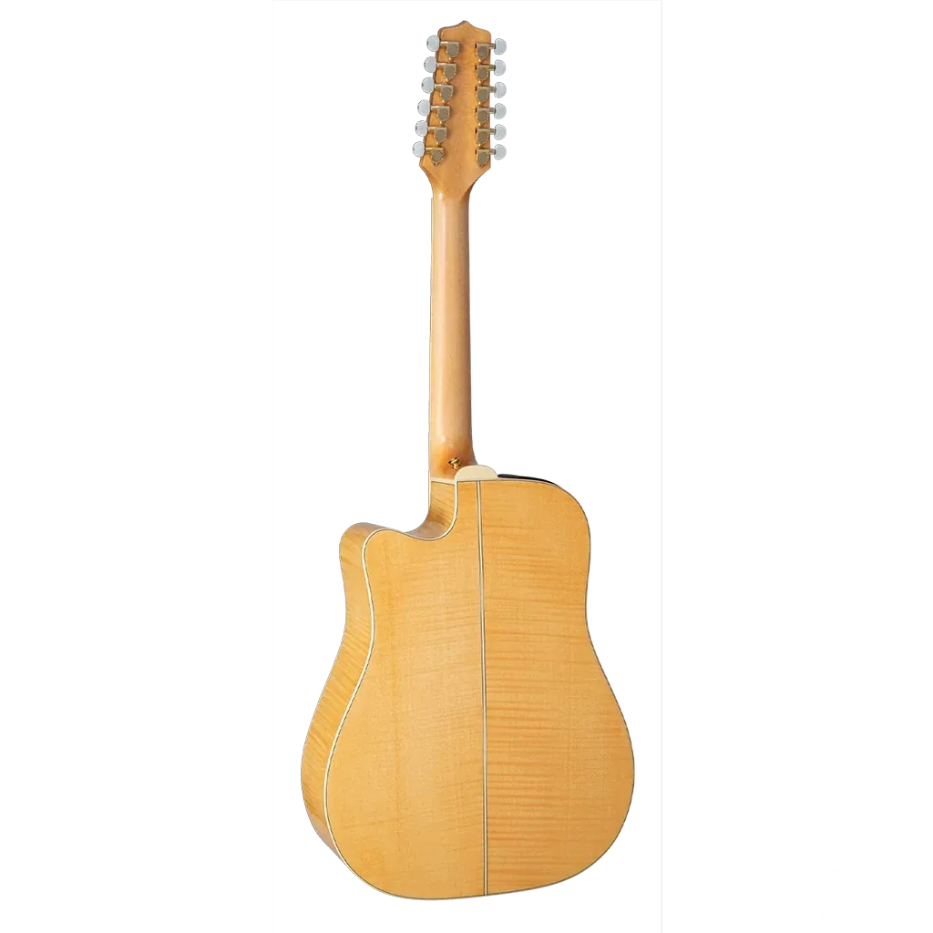 Guitarra Electroacústica Takamine GD74CE-12U NAT 12 Cuerdas Premium con Cutaway y Preamp TP-3G