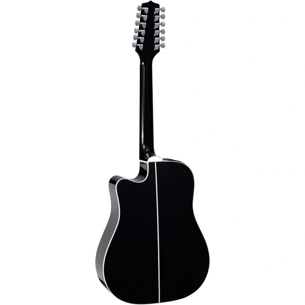 Guitarra Electroacústica Takamine GD38CE BLK Negra Dreadnought Cutaway con Previo TP-3G